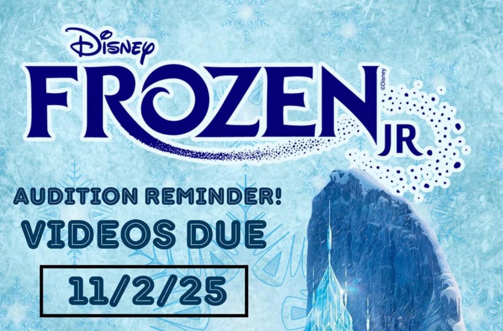 Frozen Audition FAQs Frozen Audition FAQs